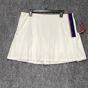 G/FORE Operative Women's Golf Skort XXL White Pleated Athletic Skirt Pleated NWT